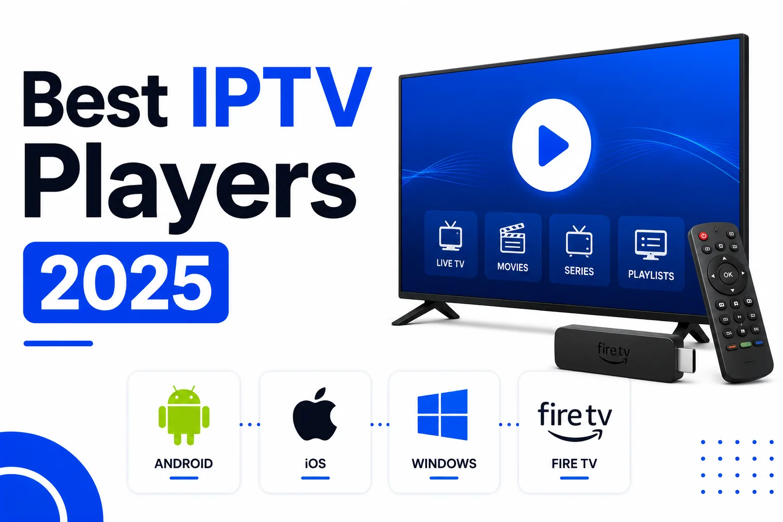 Best IPTV Players 2025 - Android, iOS, Windows and Fire TV