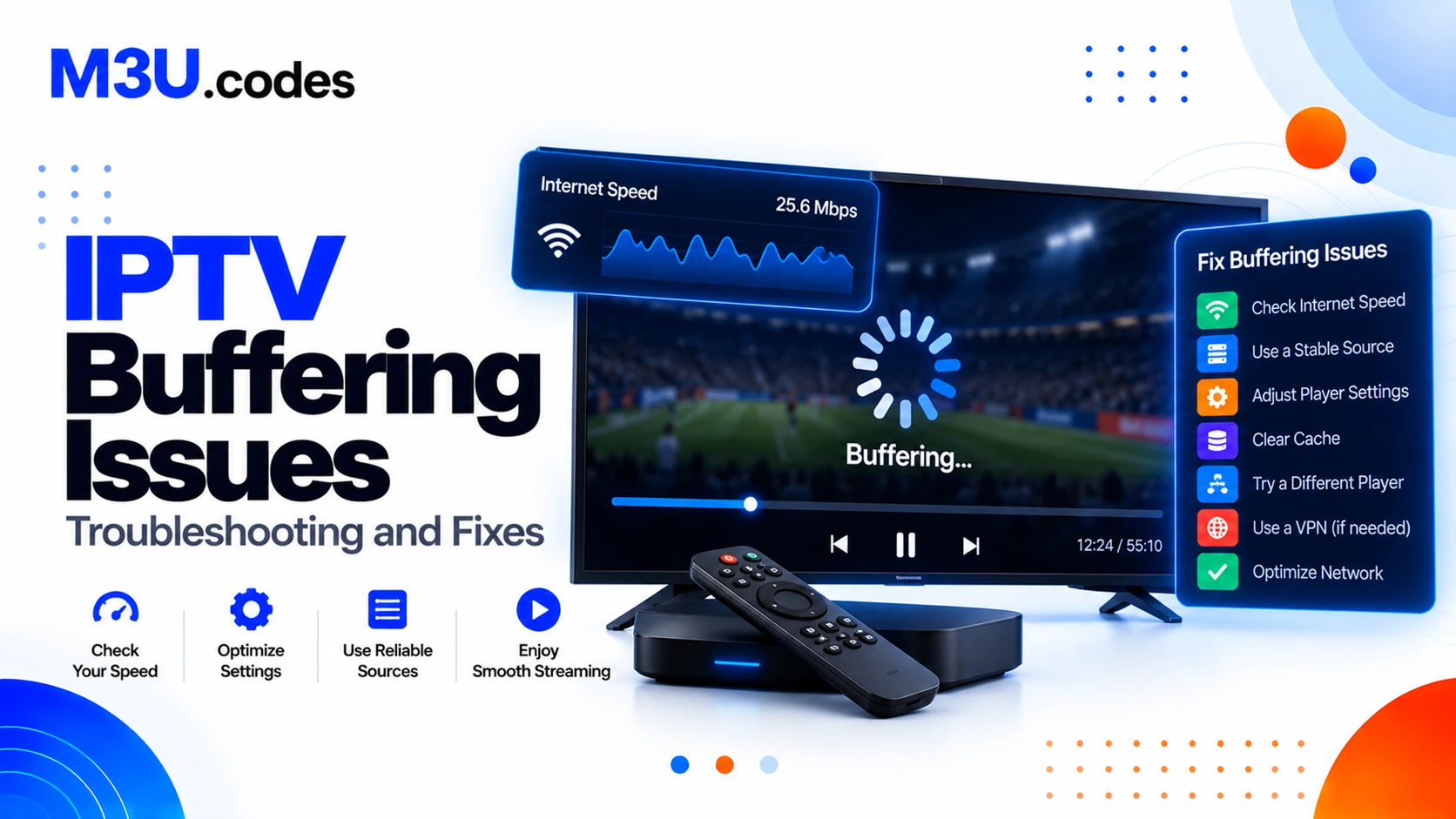 IPTV buffering issues troubleshooting and fixes