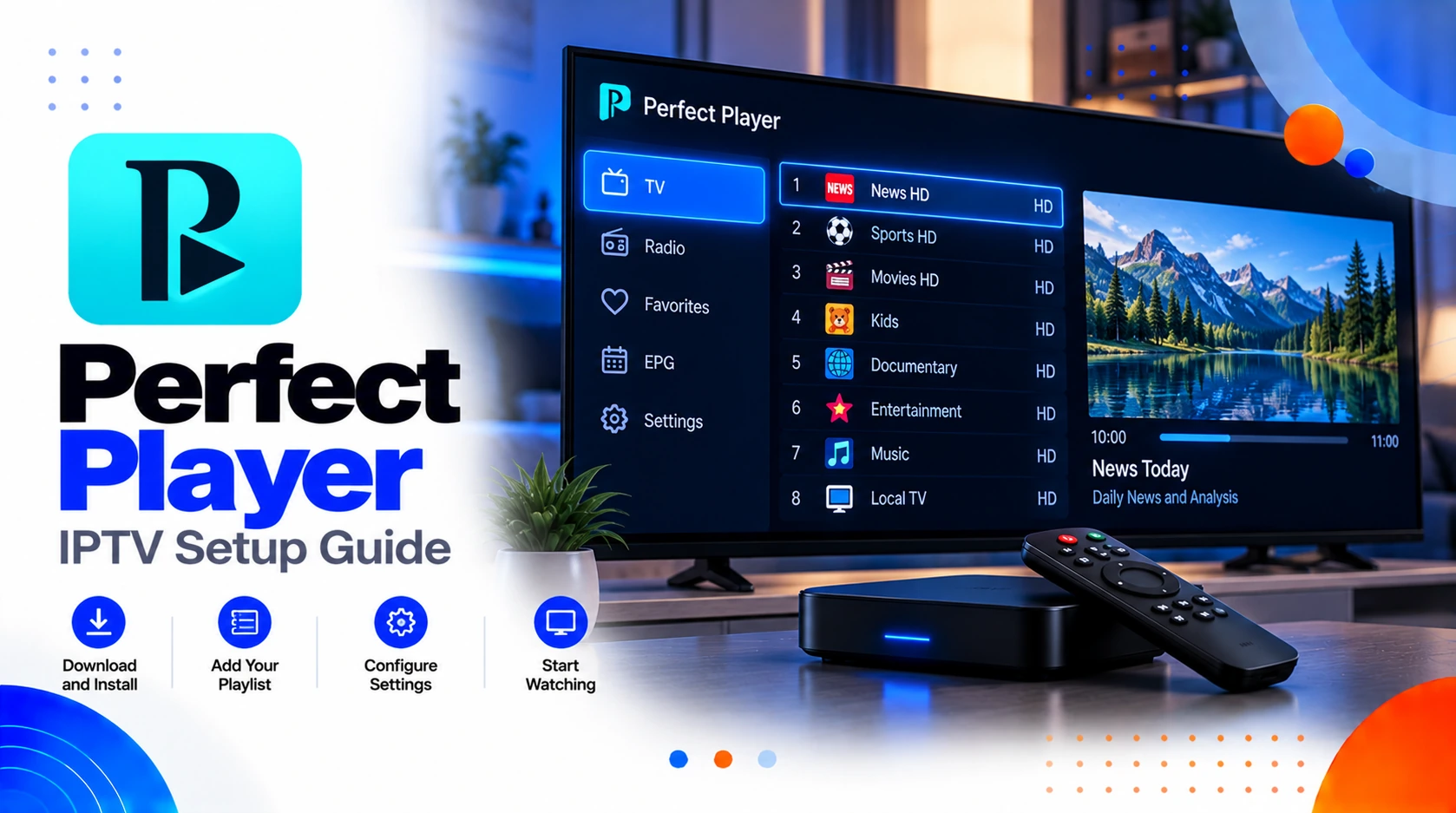 Perfect Player IPTV setup guide