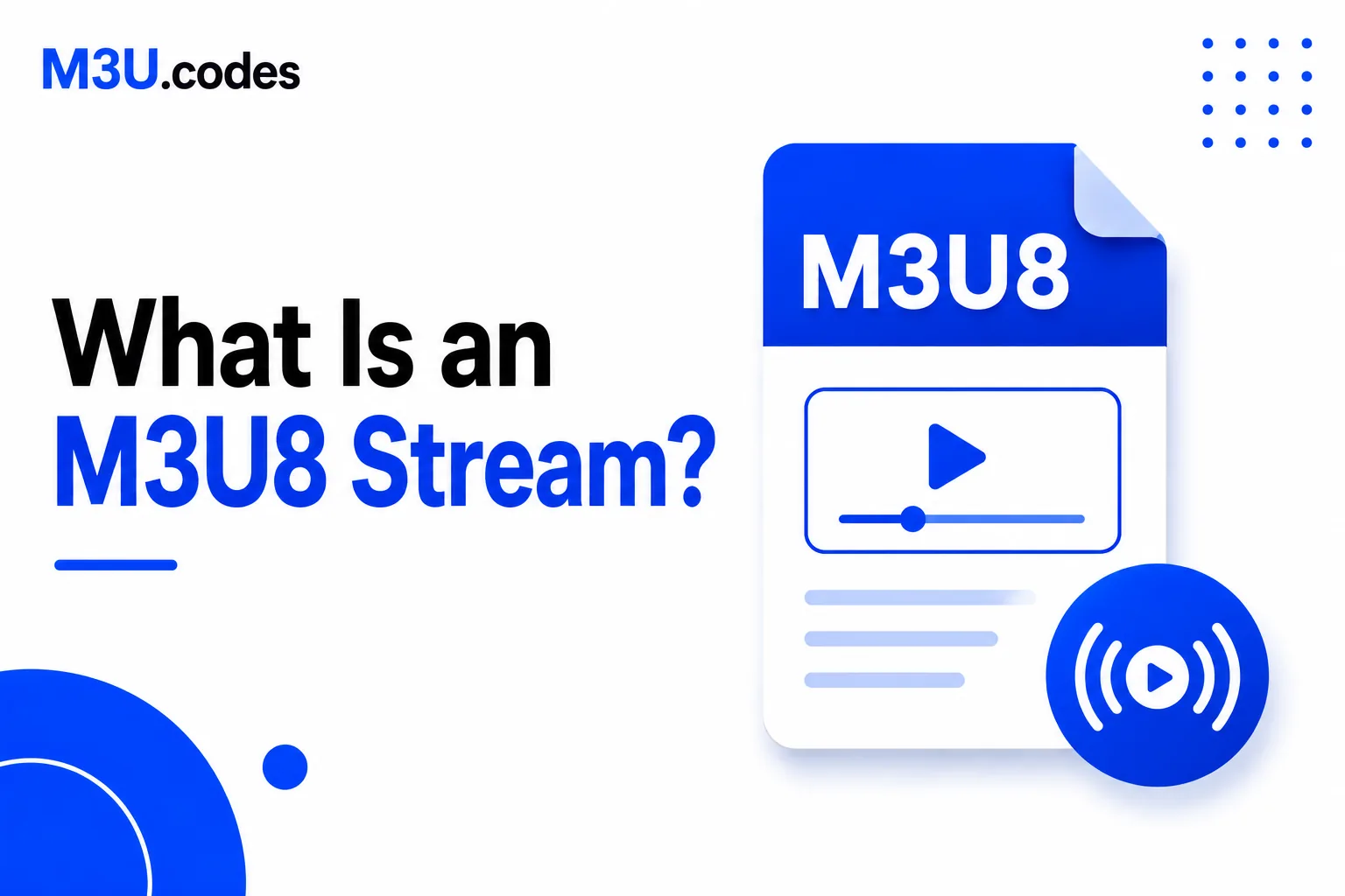 What is an M3U8 stream - HLS streaming explained